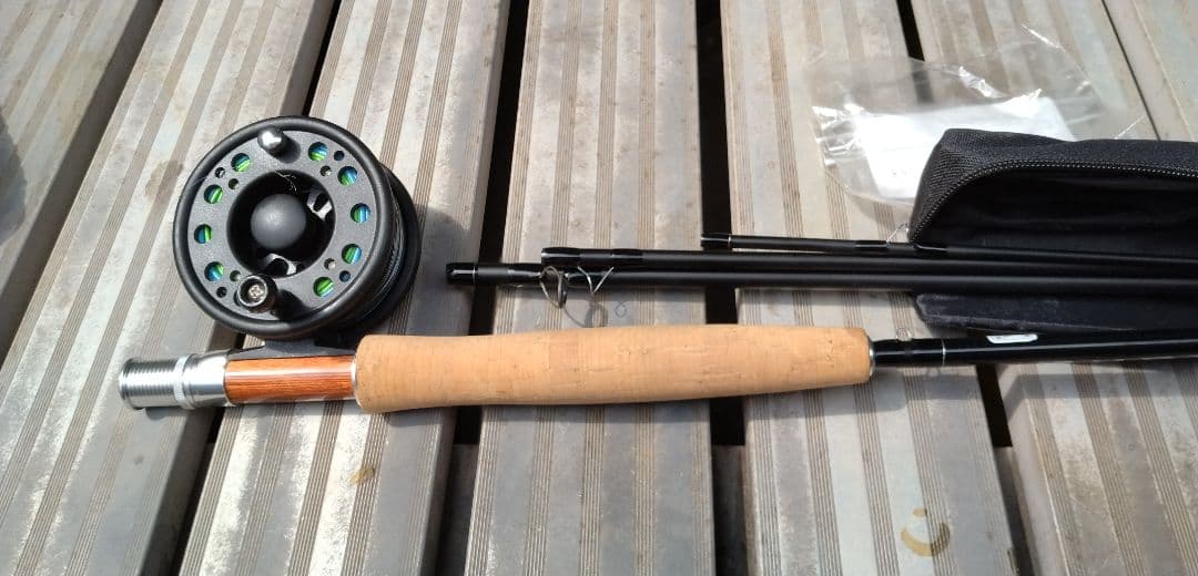 値下げ　K.Bullet フライ4ピースロッドセット #5 9ft