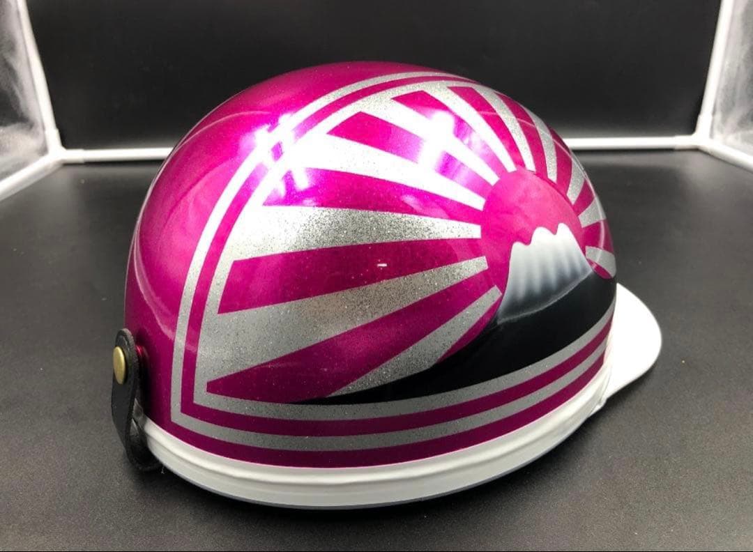 コルク半　カスタム　富士日章 キャンディピンク　ラメ　高級クリヤ　送料無料