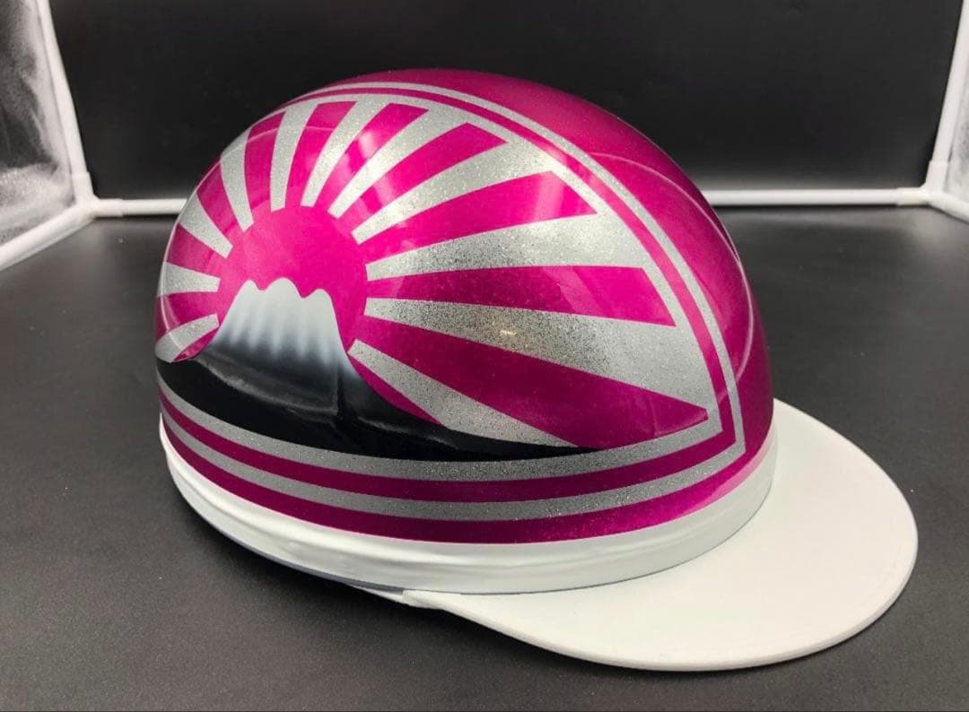 コルク半　カスタム　富士日章 キャンディピンク　ラメ　高級クリヤ　送料無料