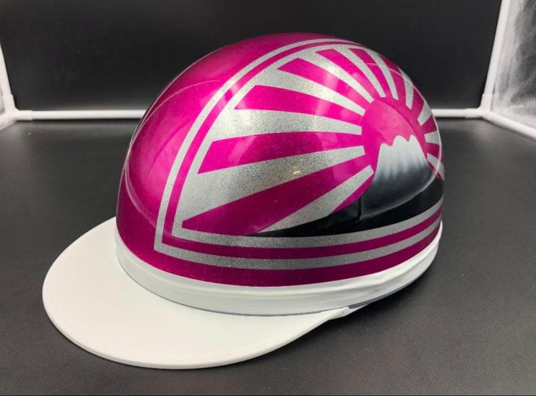 コルク半　カスタム　富士日章 キャンディピンク　ラメ　高級クリヤ　送料無料