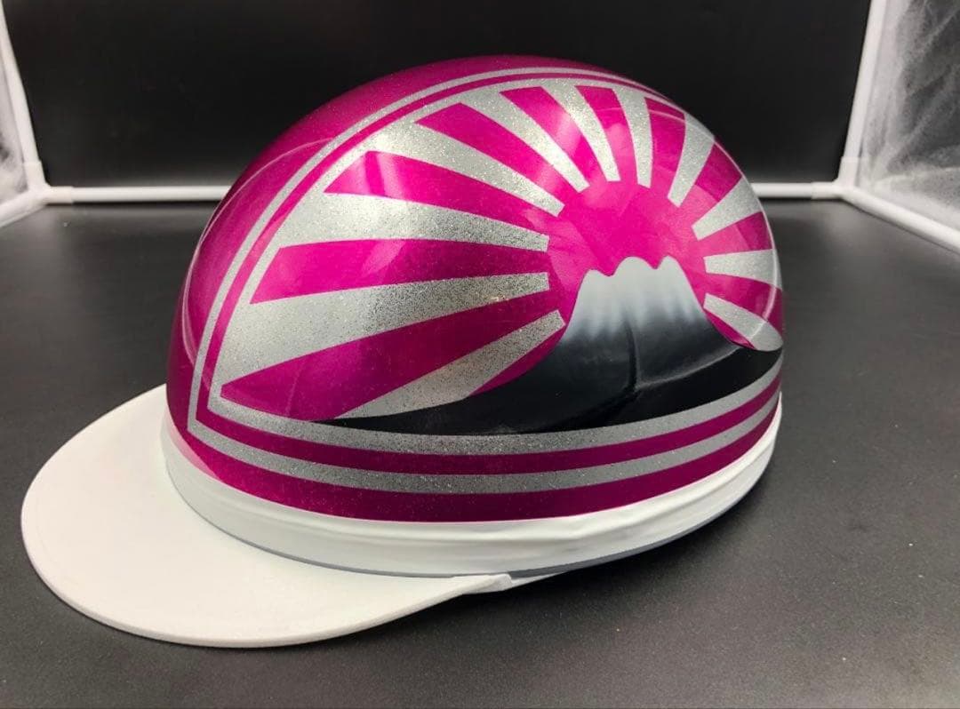 コルク半　カスタム　富士日章 キャンディピンク　ラメ　高級クリヤ　送料無料