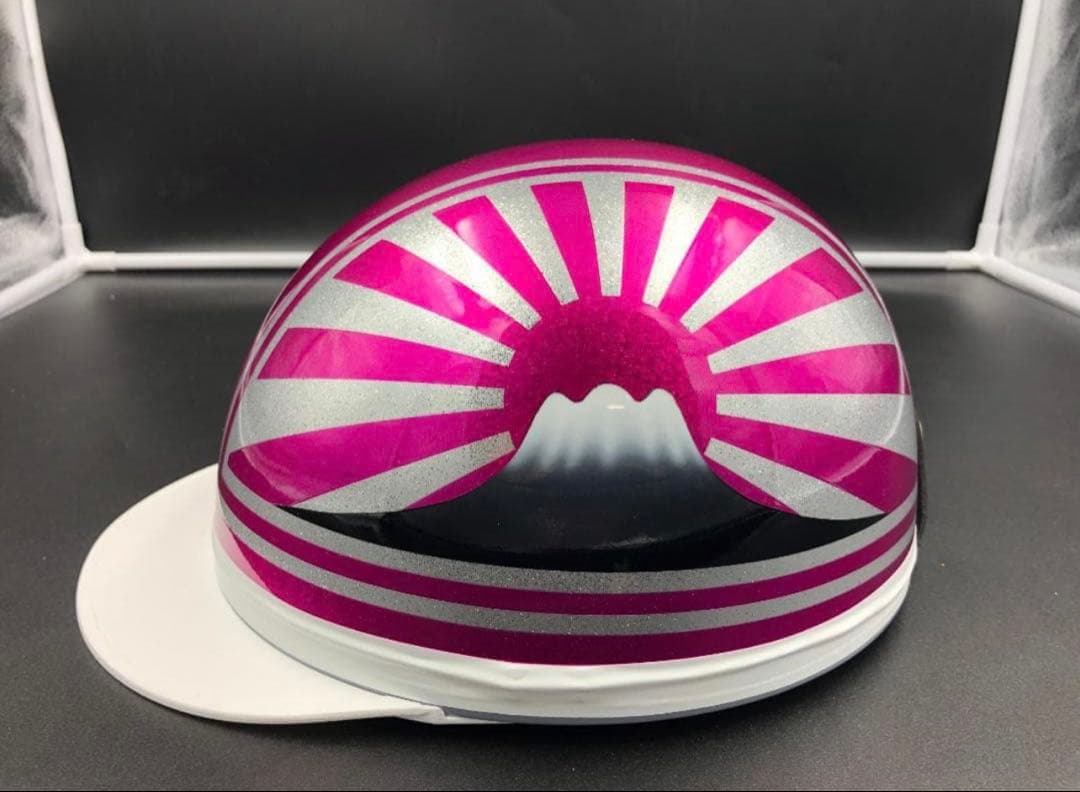 コルク半　カスタム　富士日章 キャンディピンク　ラメ　高級クリヤ　送料無料