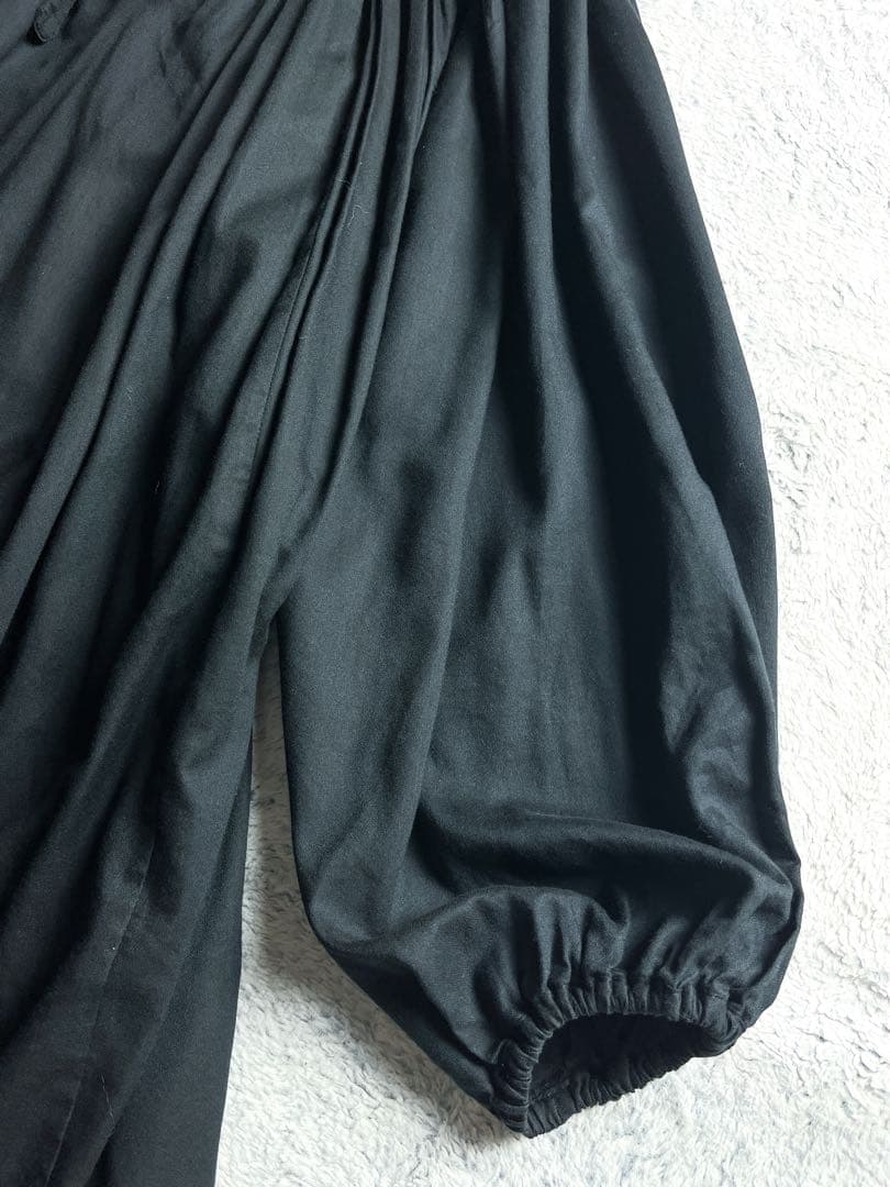 【HOUSE OF LOTUS】ギャザーチュニックワンピース タッセルリボン M