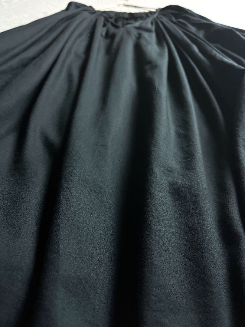 【HOUSE OF LOTUS】ギャザーチュニックワンピース タッセルリボン M