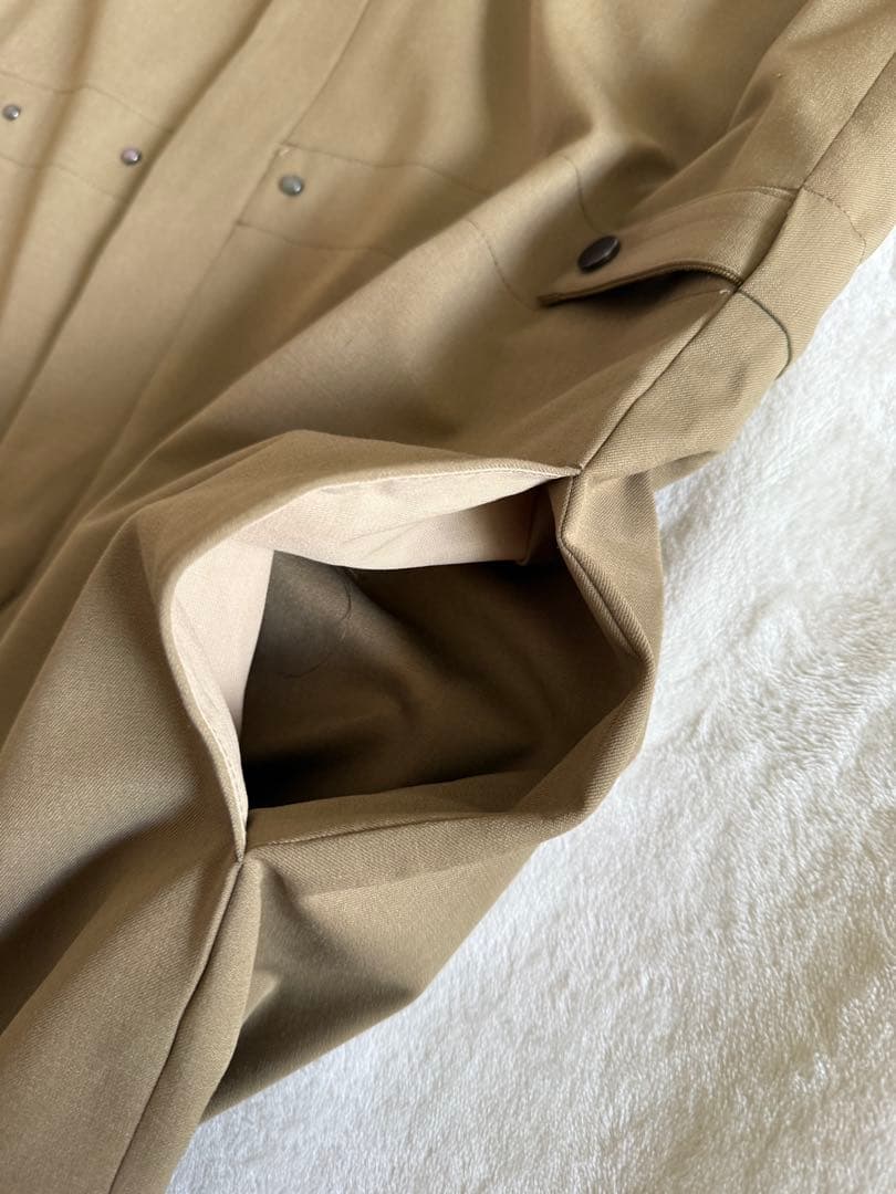 【新品未使用】DÉPAREILLÉ ウールツイルショートスリーブコンビネゾン