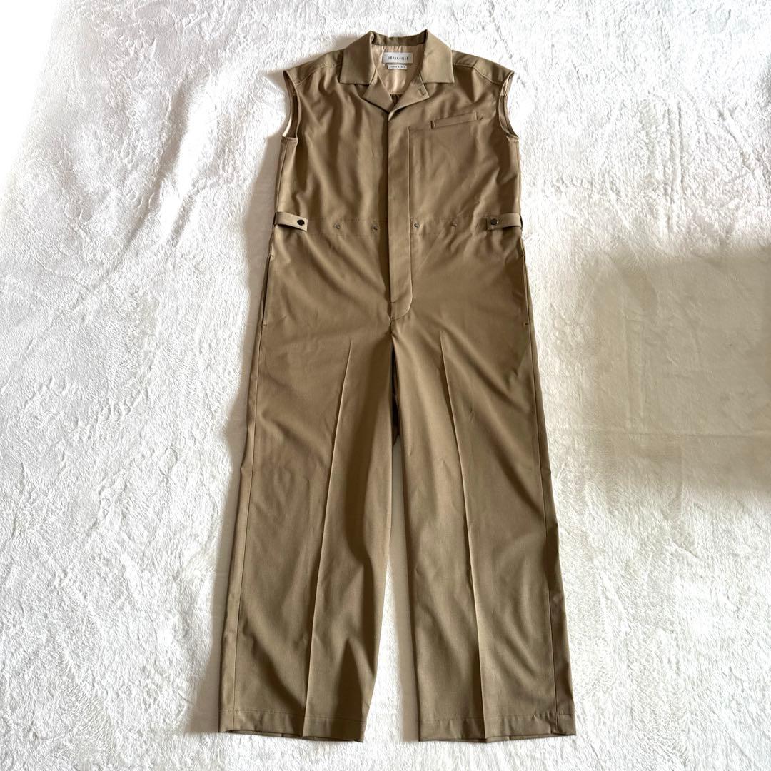【新品未使用】DÉPAREILLÉ ウールツイルショートスリーブコンビネゾン