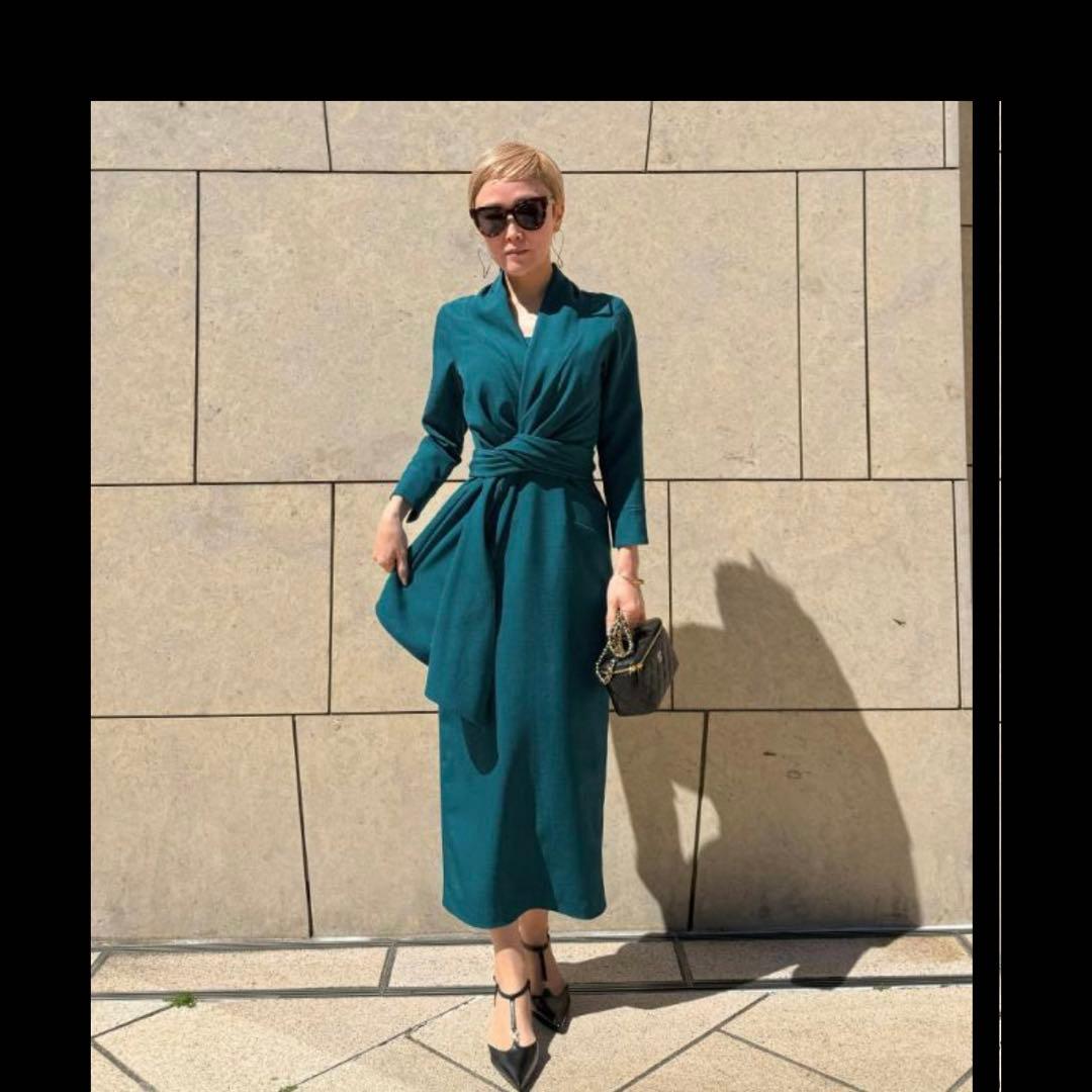 元値27500円★JENNE★ カシュクールドレープワンピース