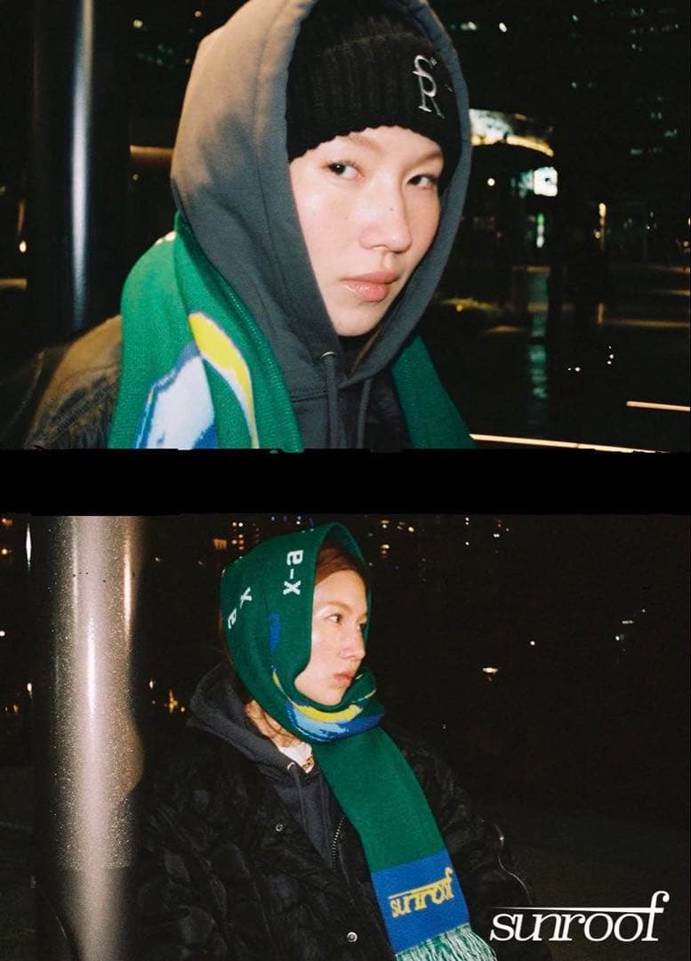 sunroof マフラー 緑色