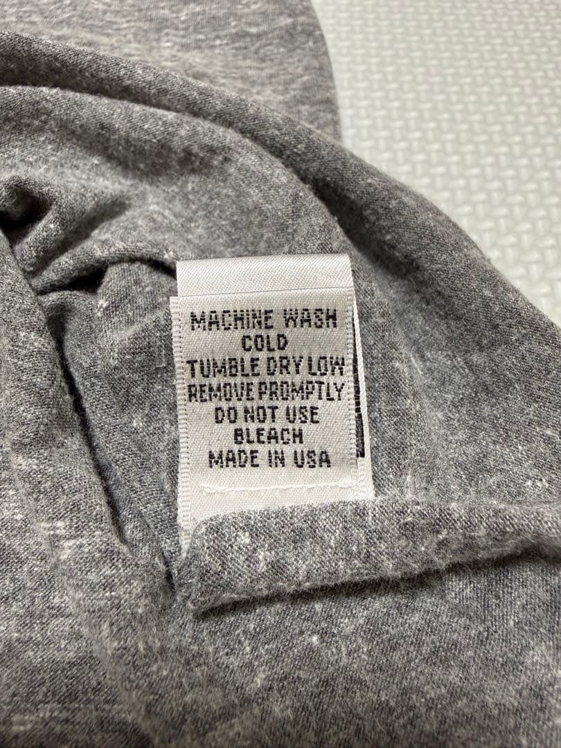 クロムハーツ 7分袖 ヘンリーネック Tシャツ メンズ　グレー