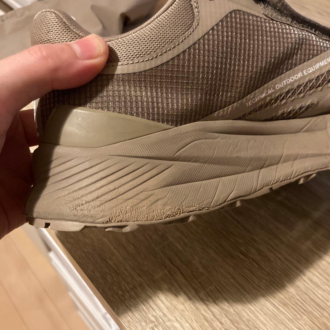 hyke tnfh ハイクノースフェイス　ベージュタン25スニーカー