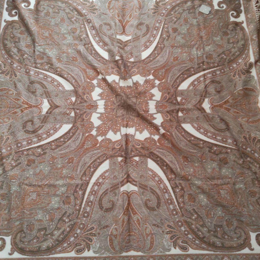 未使用 タグ付 カシミヤ100％ コロンボ×ミラショーン ペイズリー ストール