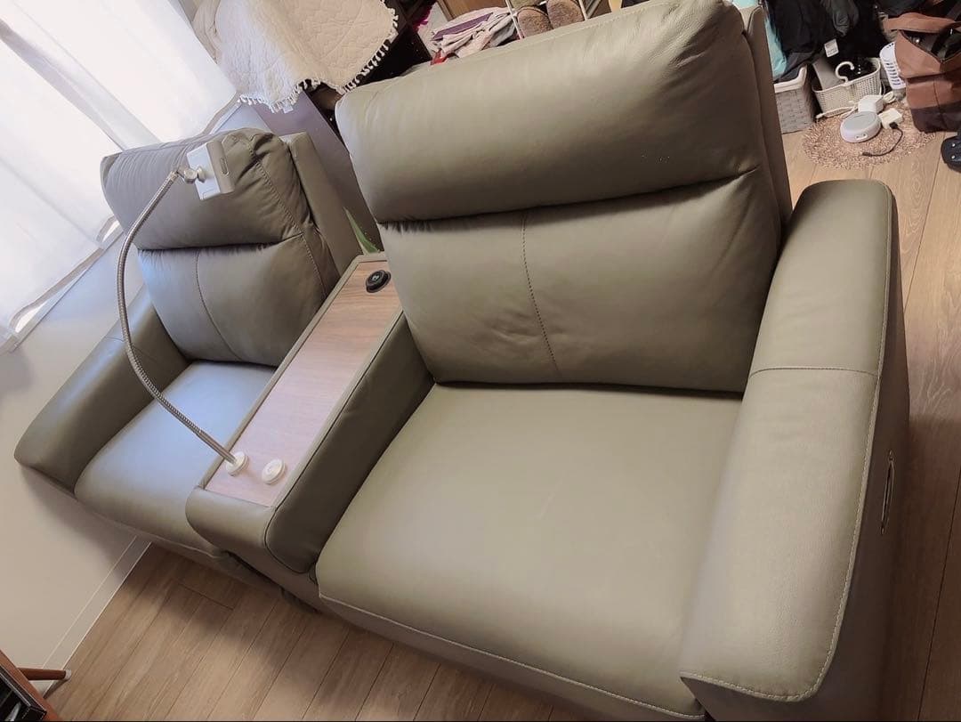 ニトリ　リクライニング電動ソファ　2人用