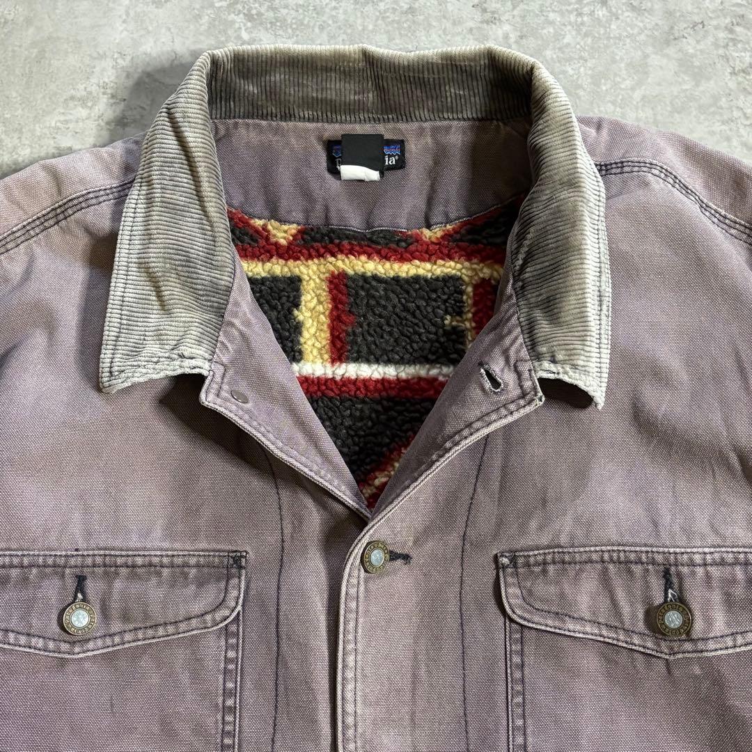 神フェード 90s patagoniaパタゴニア ヌエボレンジコート アステカ柄