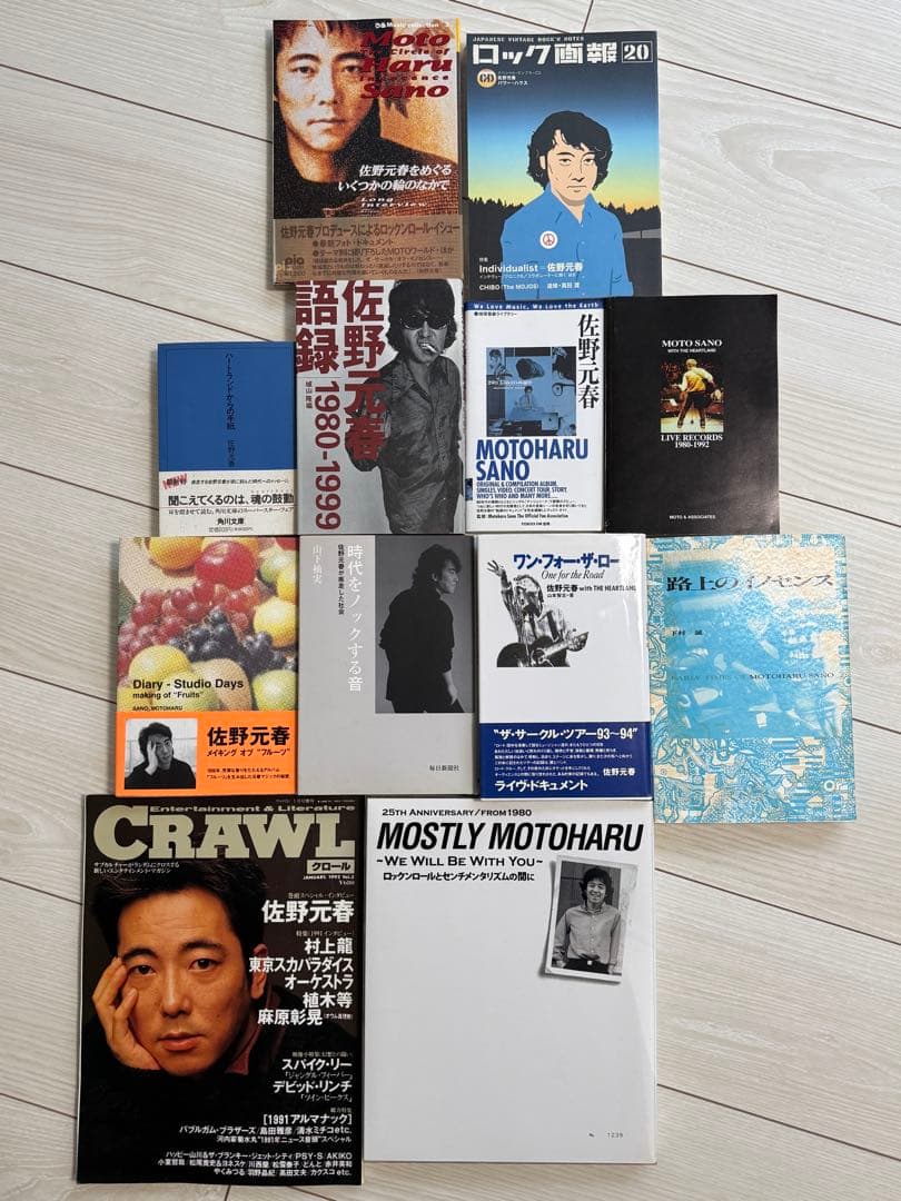 新しい佐野元春ファンの方へ！　 1980-2010関連書籍＆ツアーパンフetc…