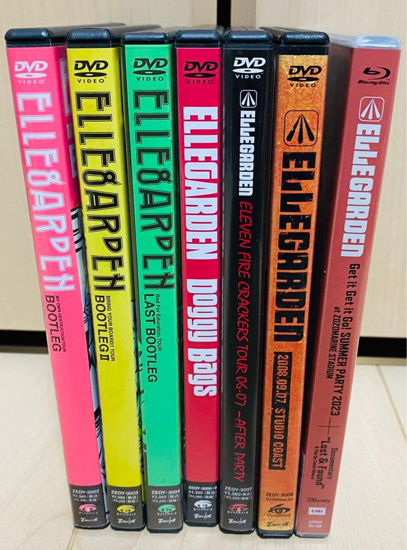 ELLEGARDEN エルレガーデン DVD Blu-ray 全7枚セット