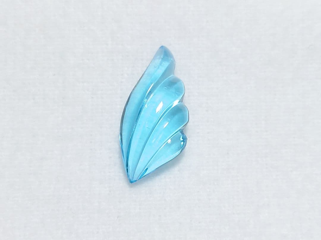 ゆり　フェザー！　ブルートパーズ　7.18ct ルース（LA-6429）