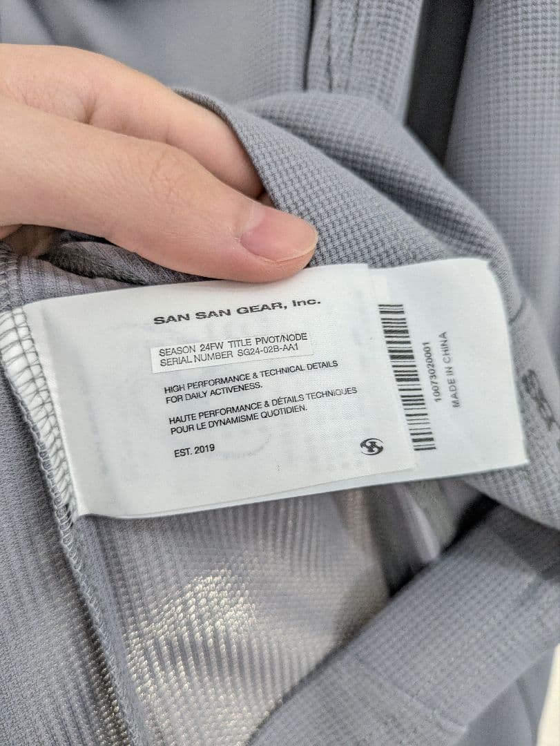 SANSANGEAR　ヘンリーネック