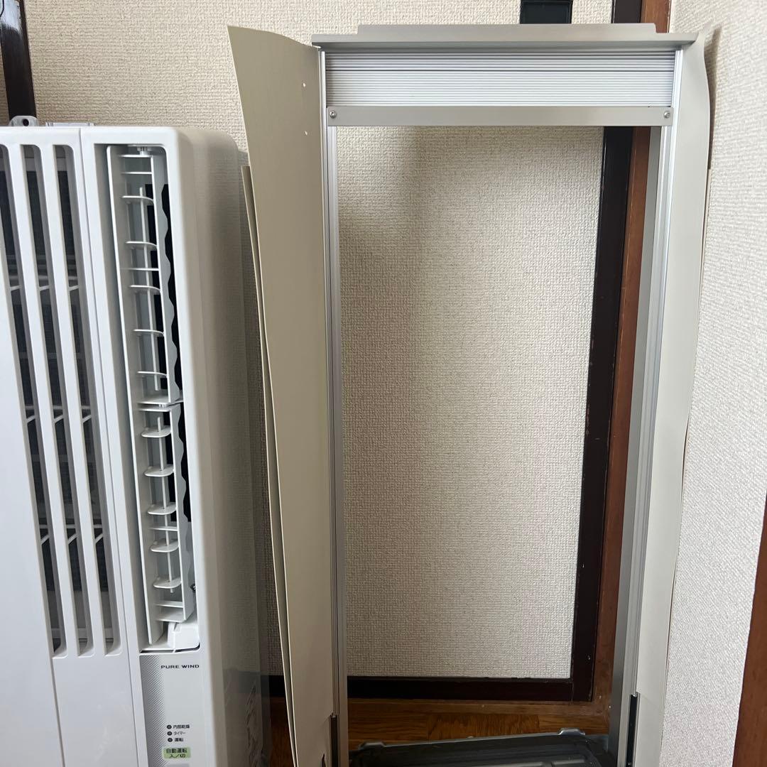 極美品 CORONA PURE WIND 窓用エアコン 2024年製
