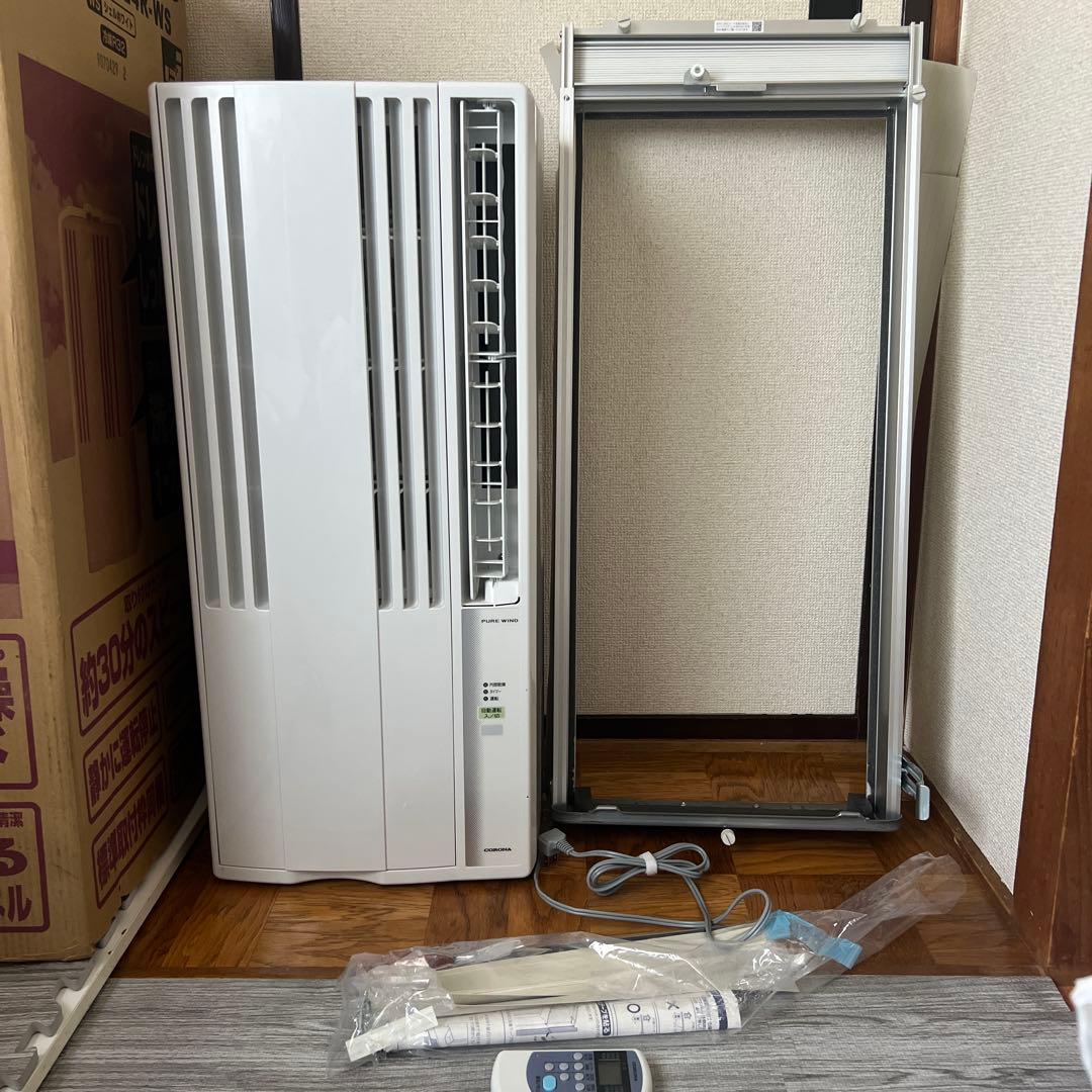 極美品 CORONA PURE WIND 窓用エアコン 2024年製