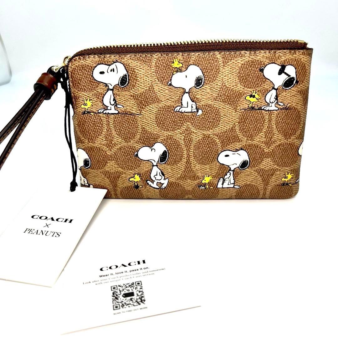 ☆新品☆COACH x PEANUTS スヌーピー　ポーチ