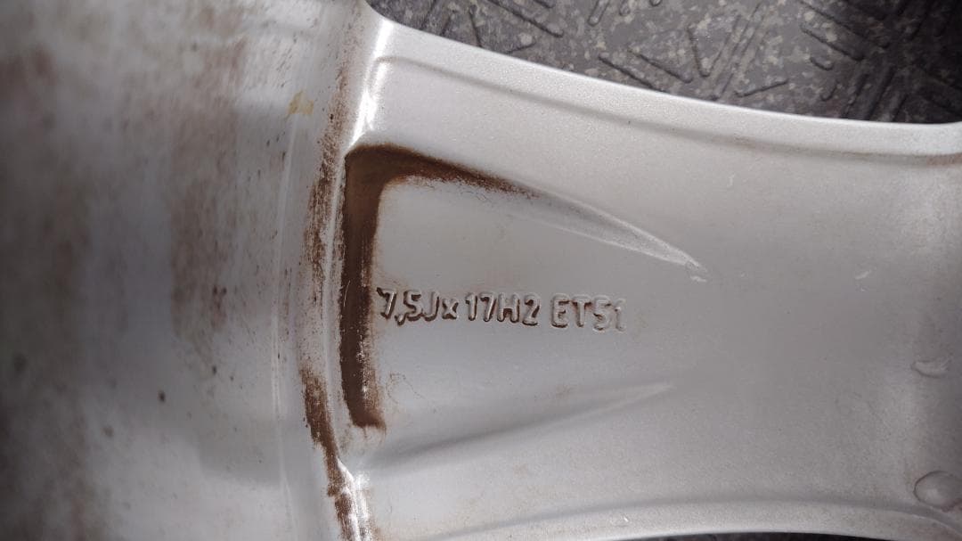 アウディ A3 純正 17インチ アルミホイール 4本 7.5J×17