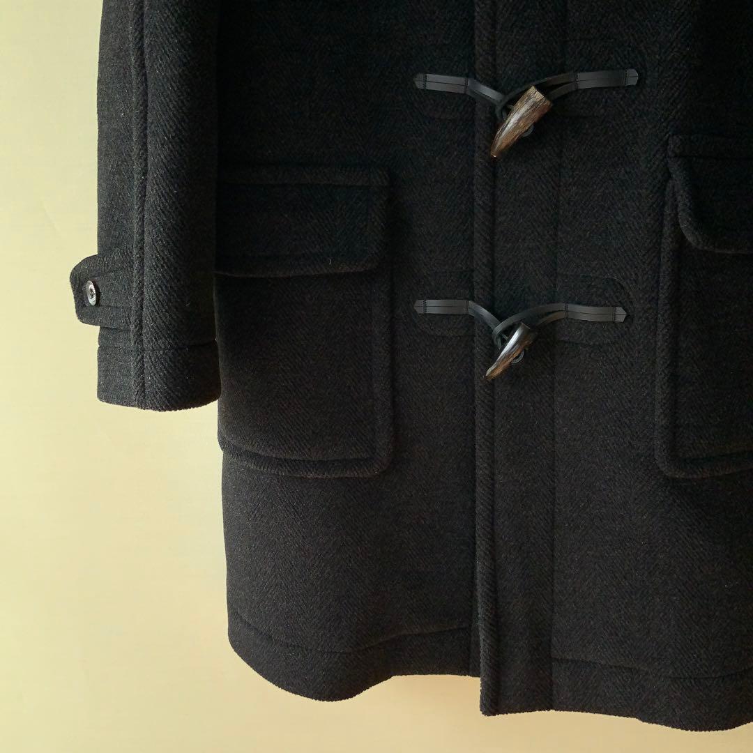 極美INVERTEREインバーティア ダッフルコート38チャコールグレー英国製