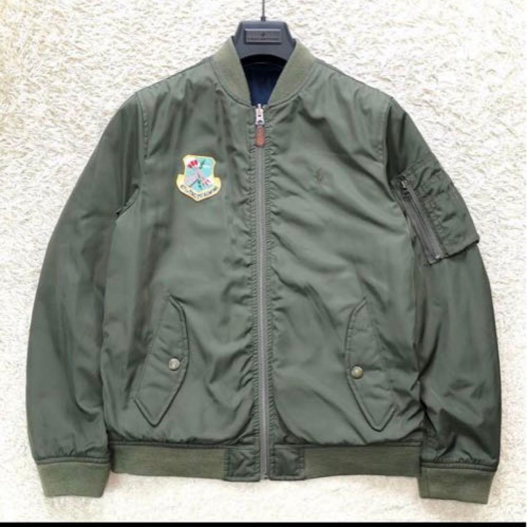 ポロラルフローレン MA-1 リバーシブル ジャケット 160
