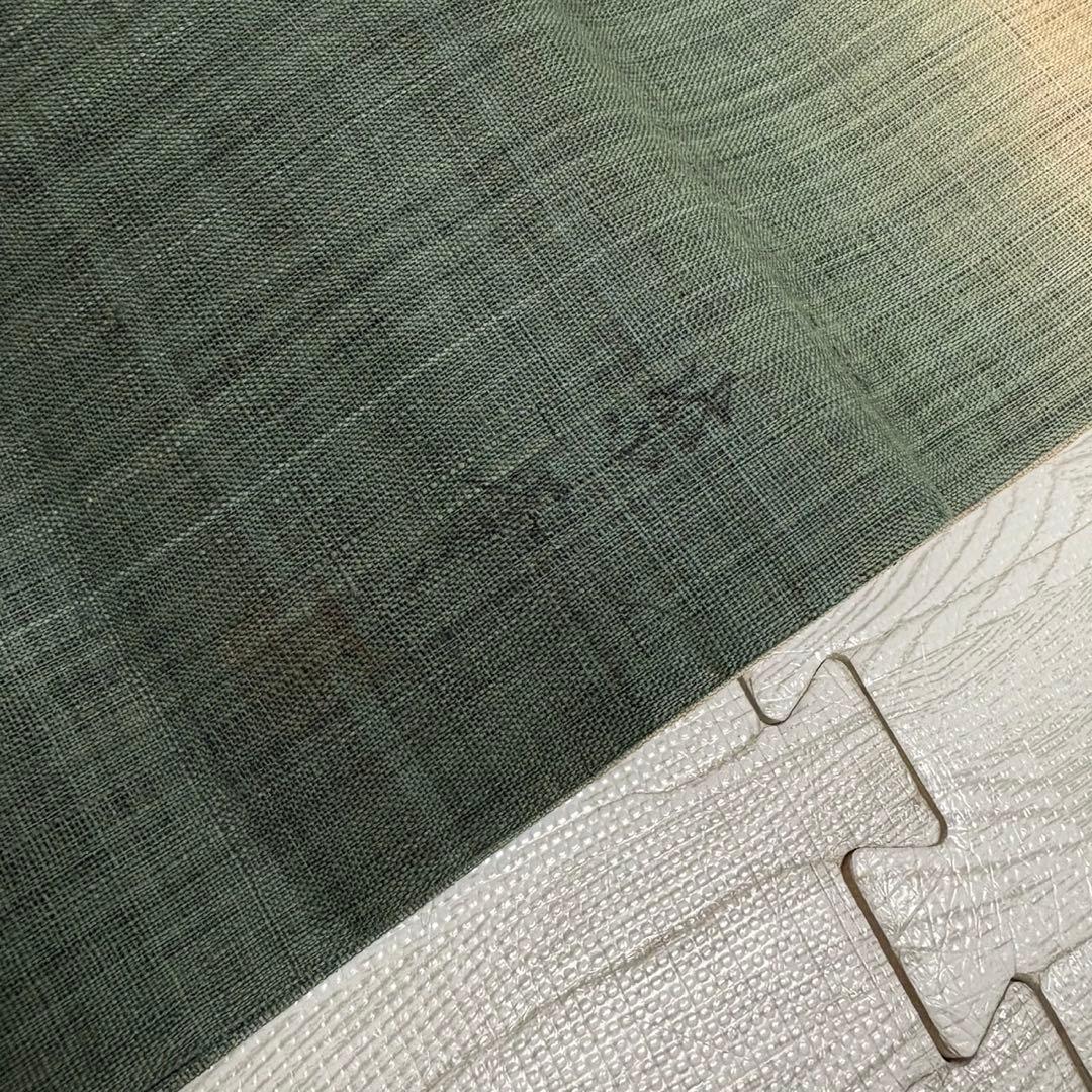 作家物 名古屋帯 本麻 風合い良い品 開き AO-1832