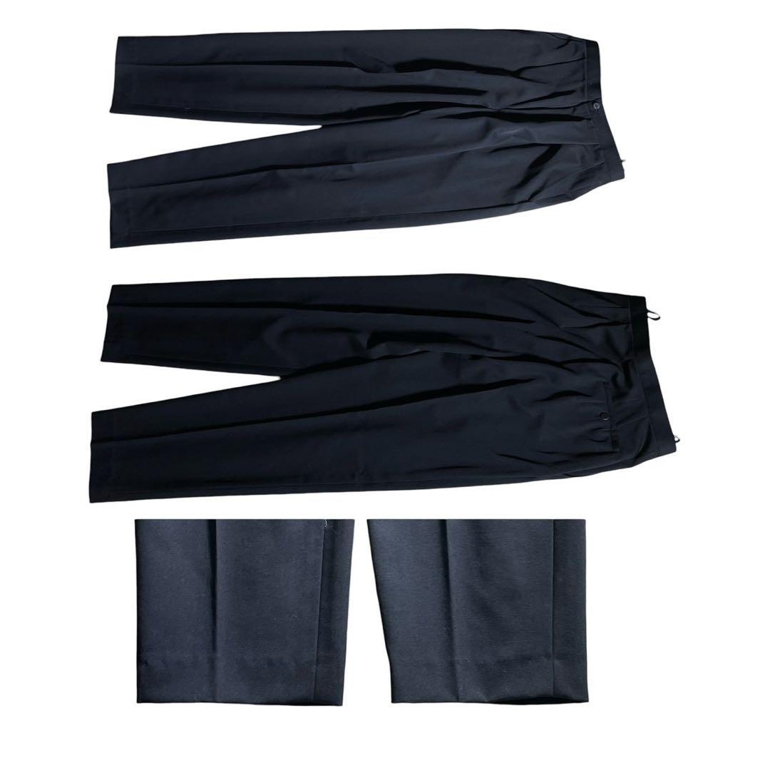 超希少◎イッセイミヤケ　1980's初期　スーツ　セットアップ　4点セット　黒