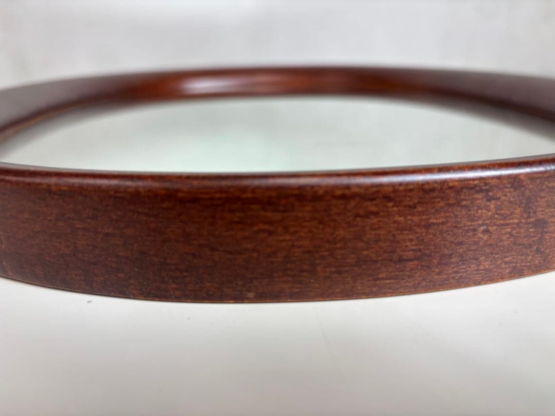 秋田木工 ウォールミラー 鏡 柳宗理 ビンテージ 曲木 ミラー 楕円 オーバル