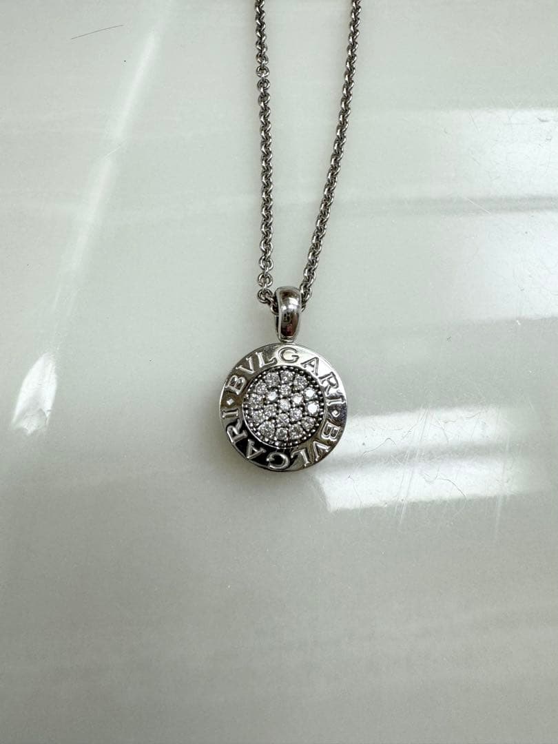 BVLGARI ブルガリブルガリ パヴェダイヤモンド ネックレス 750WG