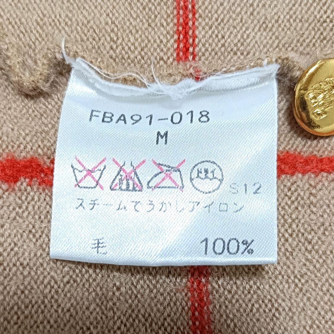 美品♪︎バーバリーズ ウールニットベスト ノバチェック ハニーベージュ