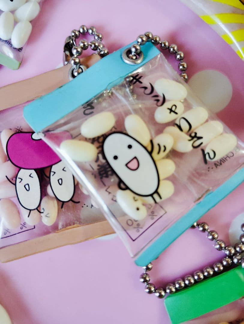 SAN-X♡ギンシャリ フレンズをさがせ シャカシャカ チャームセット【激レア】