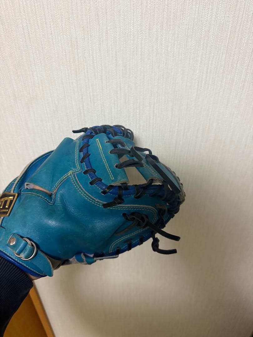 ZETT 軟式グローブ 青