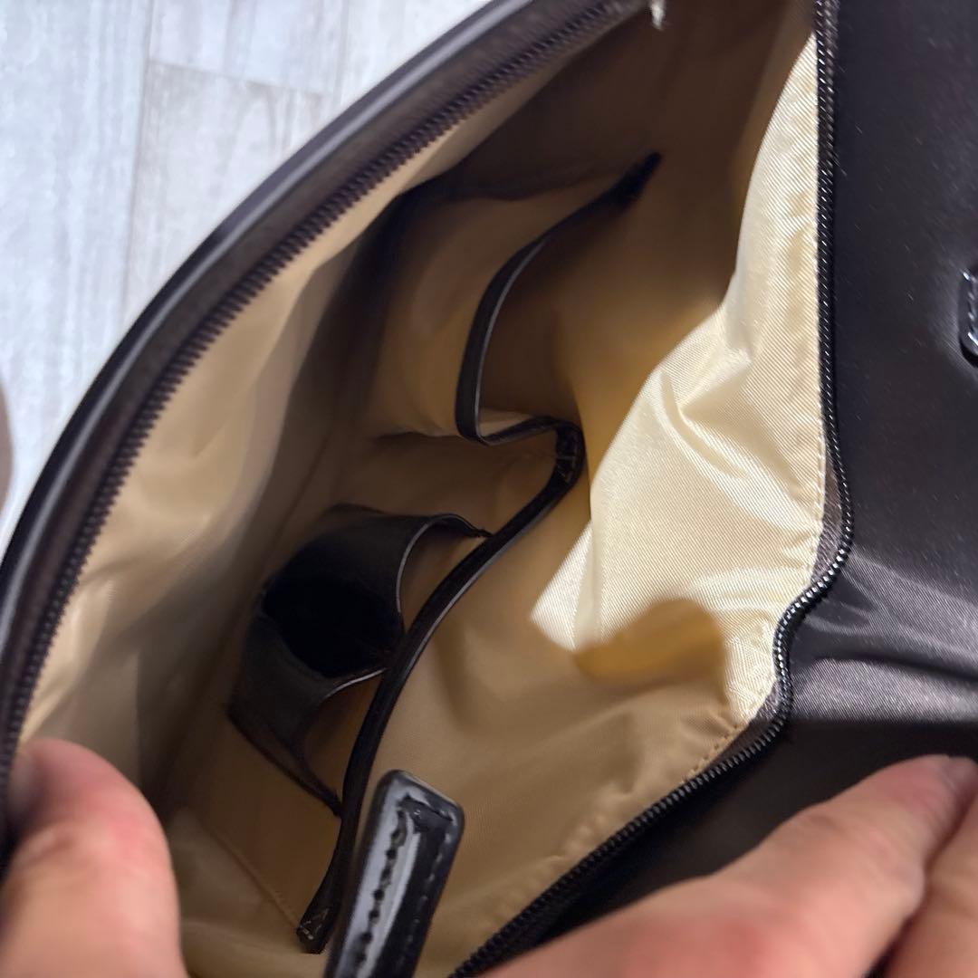 ダークブラウン トートバッグ キャリーケース付き　スワニー　シルバーカー