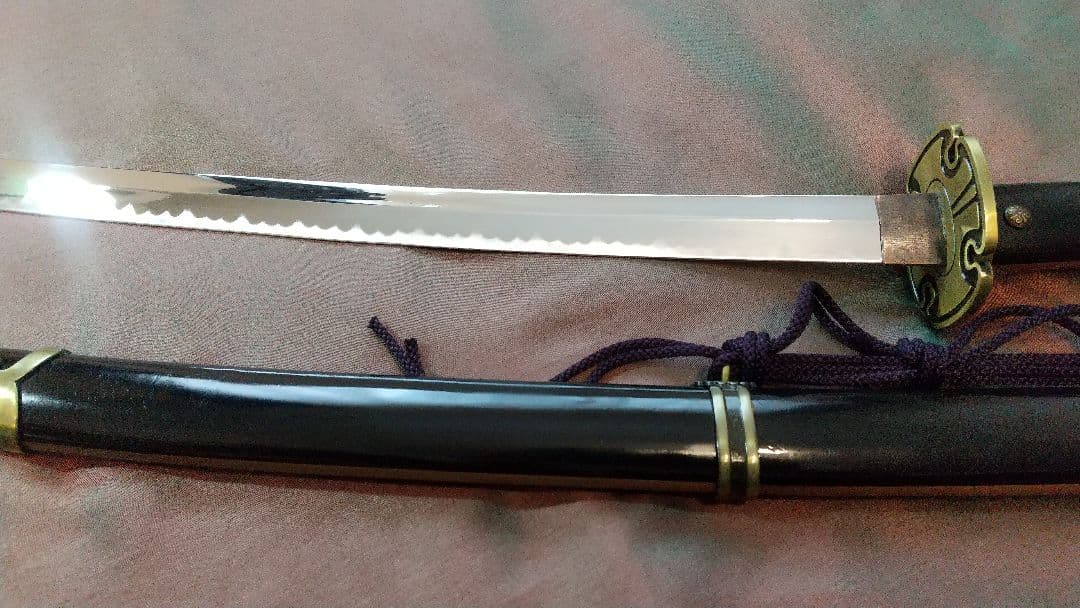 格安【金属刀身】膝丸 模造刀 武具 日本刀 刀剣乱舞 コスプレ 太刀 模擬刀