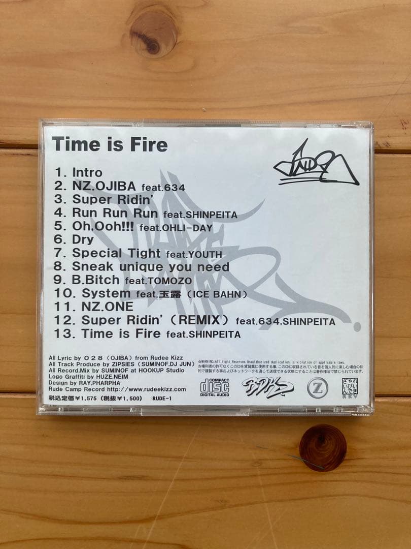 邦楽 028 / Time is Fire - Rudee Kizz / Zion