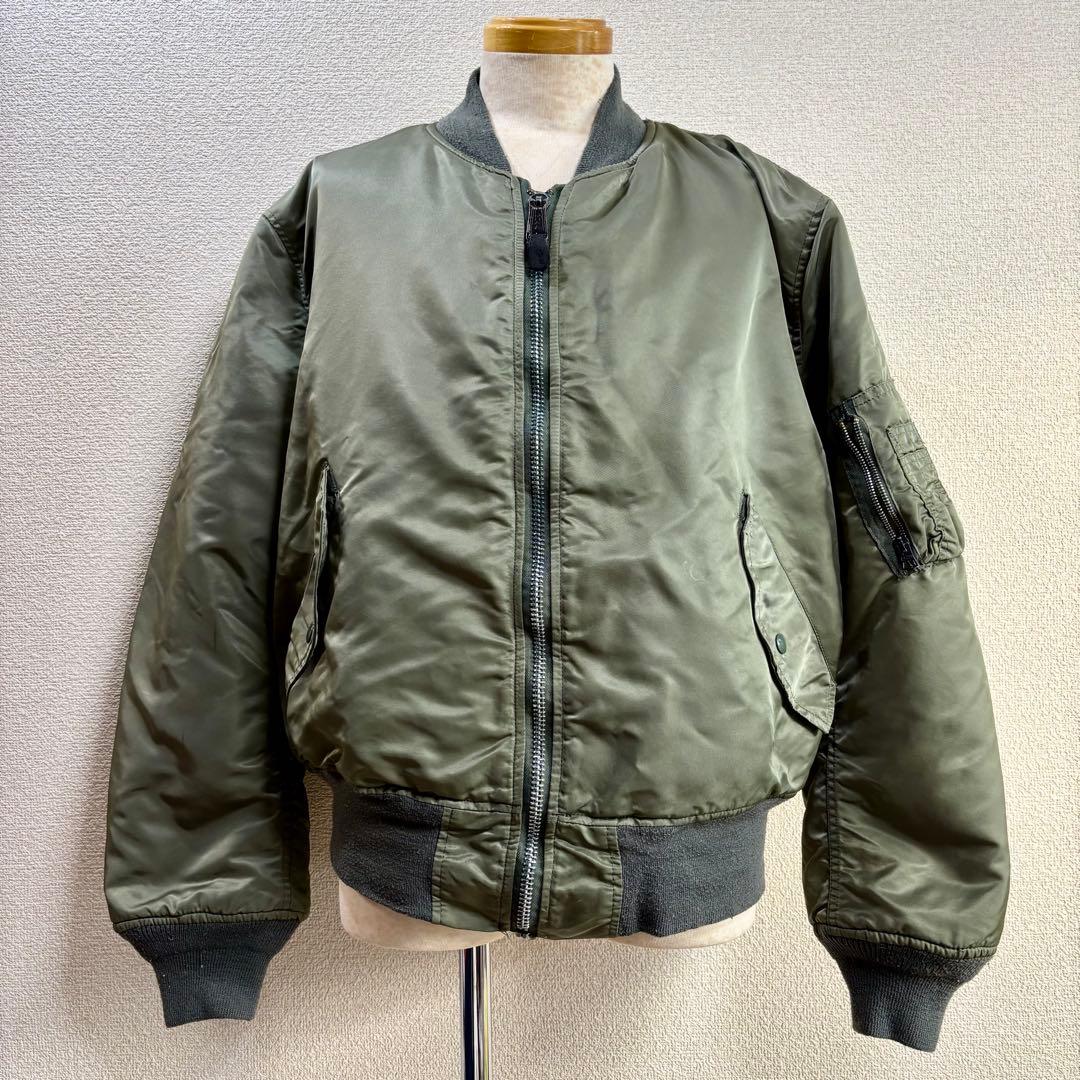 USA製 希少 90s ALPHA アルファ MA－1 フライトジャケット XL