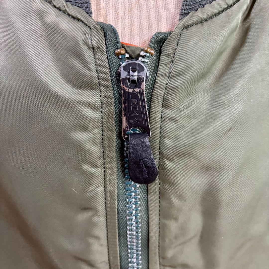 USA製 希少 90s ALPHA アルファ MA－1 フライトジャケット XL