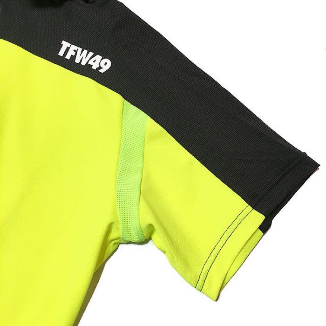 TFW49 蛍光イエローポロシャツ 半袖