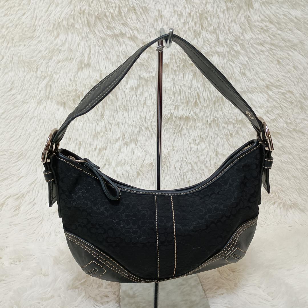 コーチ COACH ショルダーバッグ ミニシグネチャー レザーキャンバス2154