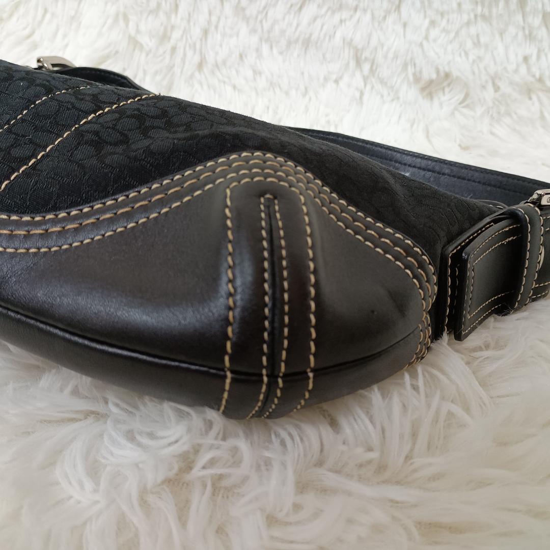 コーチ COACH ショルダーバッグ ミニシグネチャー レザーキャンバス2154