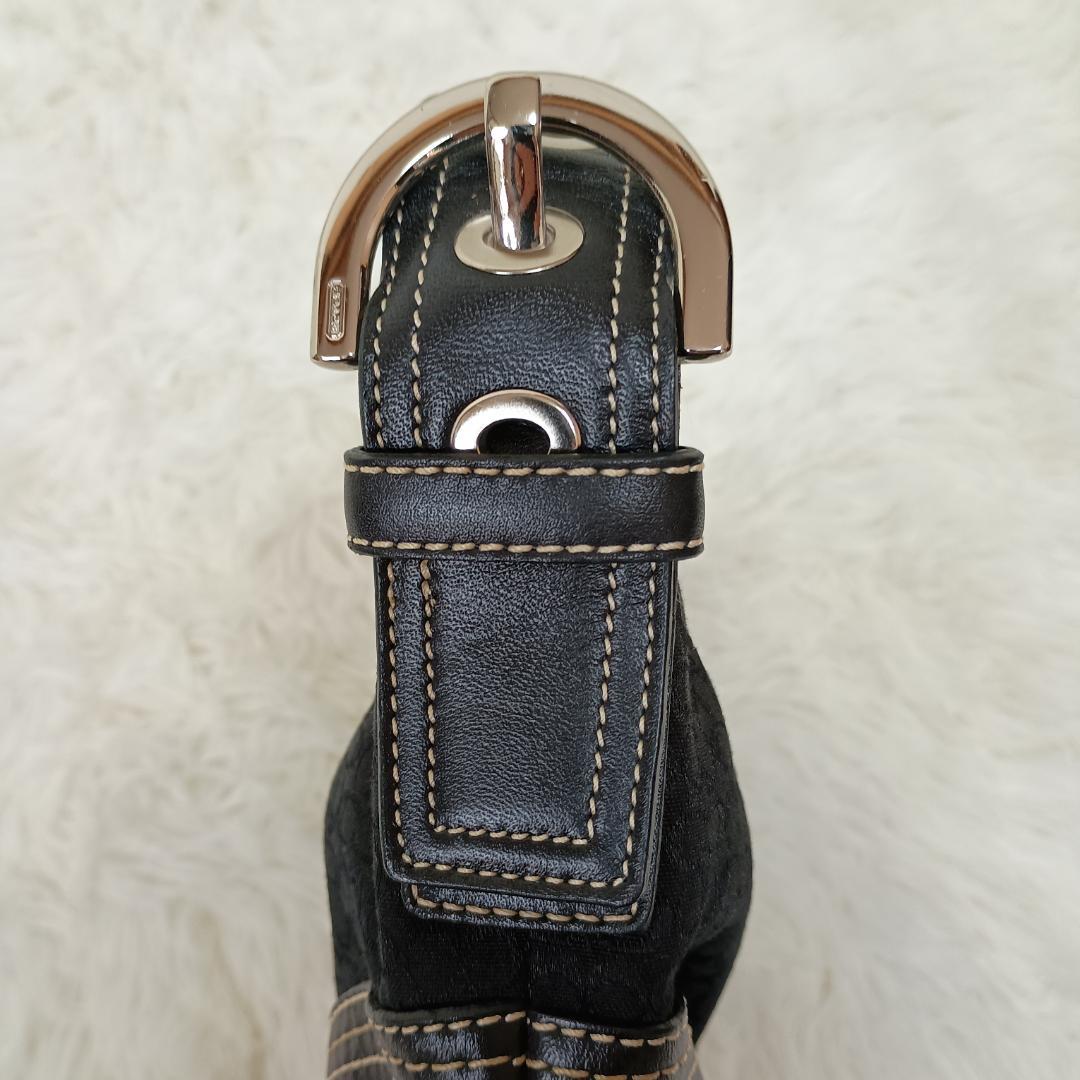 コーチ COACH ショルダーバッグ ミニシグネチャー レザーキャンバス2154