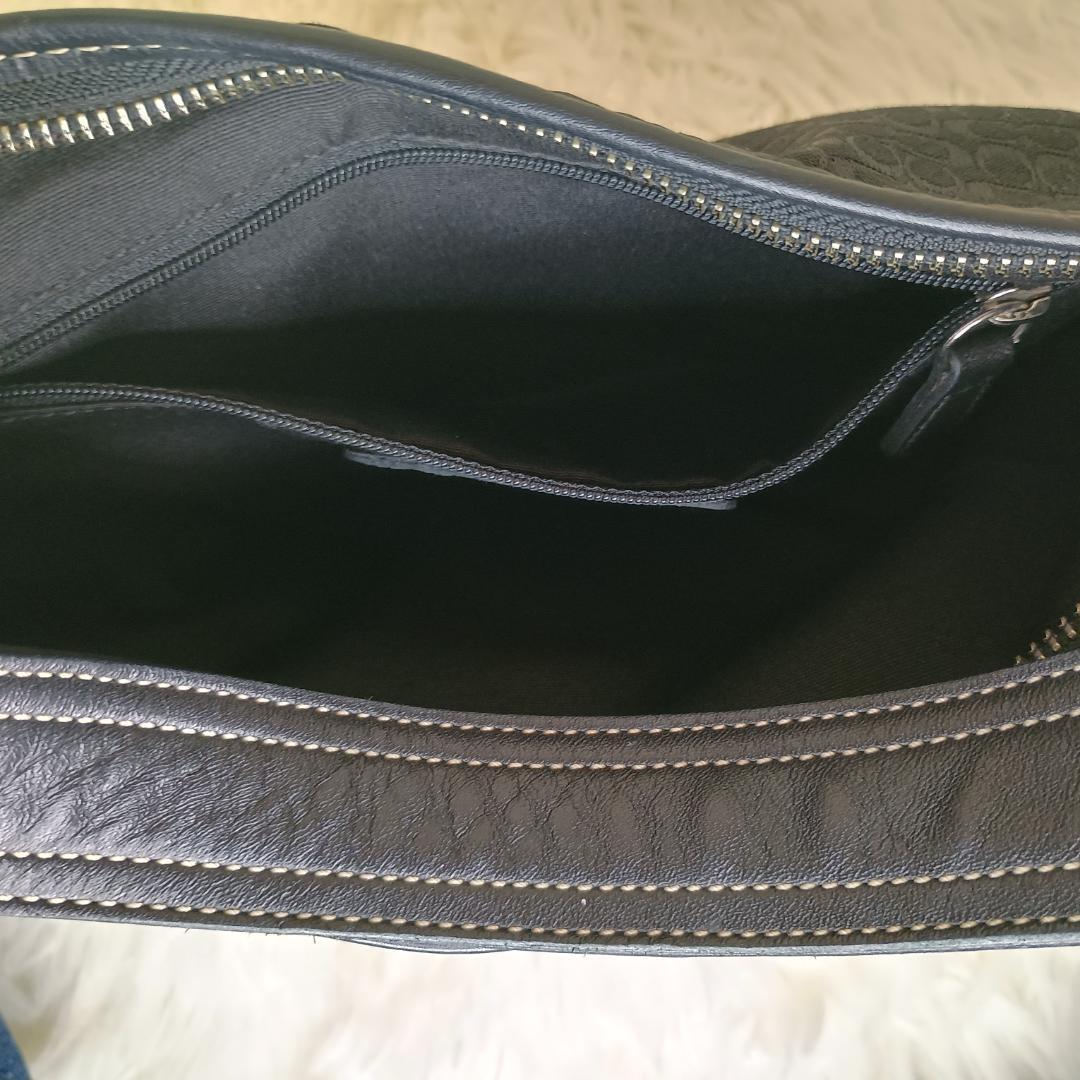 コーチ COACH ショルダーバッグ ミニシグネチャー レザーキャンバス2154