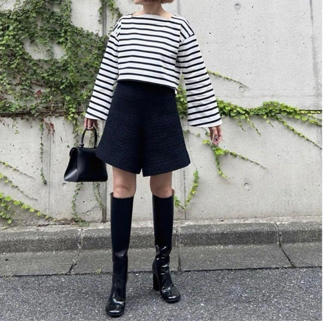 美品　cygne シーニュ　ショートパンツ　joelle ツイード