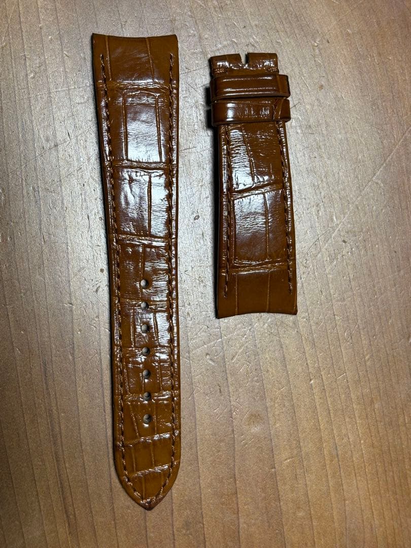 BREITLING レザーベルト 22-18mm ブラウン