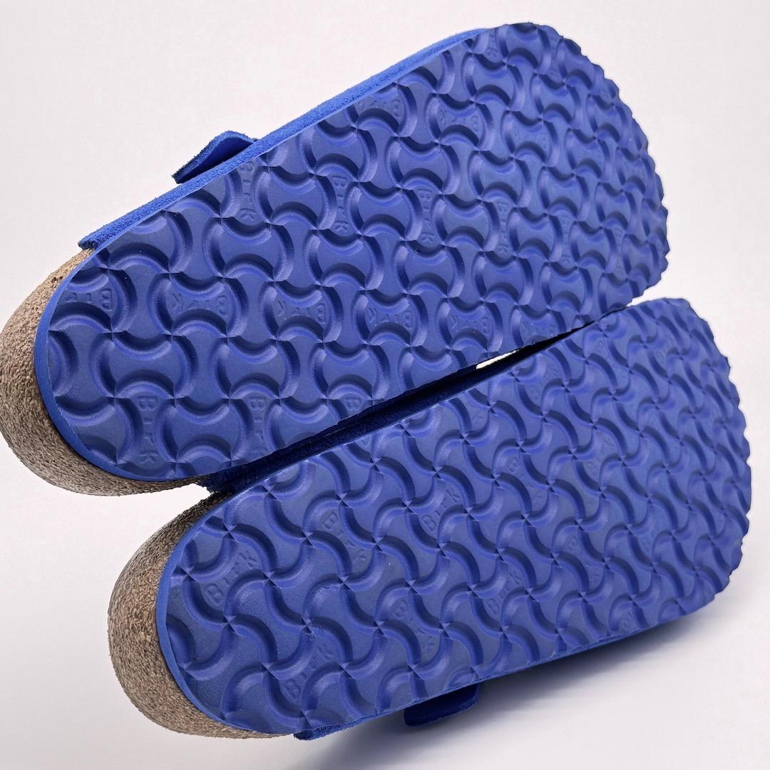 美品 ビルケンシュトック ボストン サンダル 45 ブルー 29cm