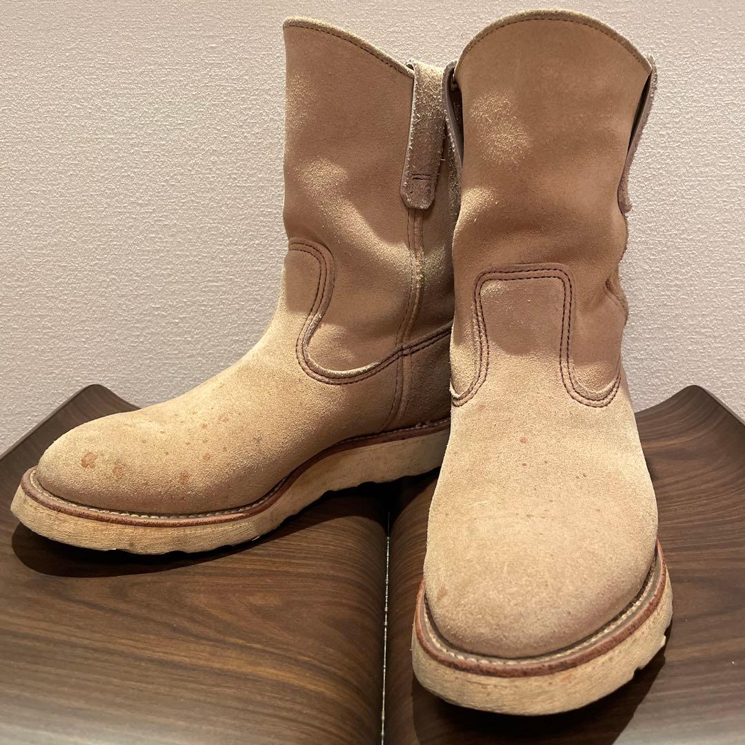 3連休価格❗️レッドウイング　8168 ベージュ ペコスブーツ　7E