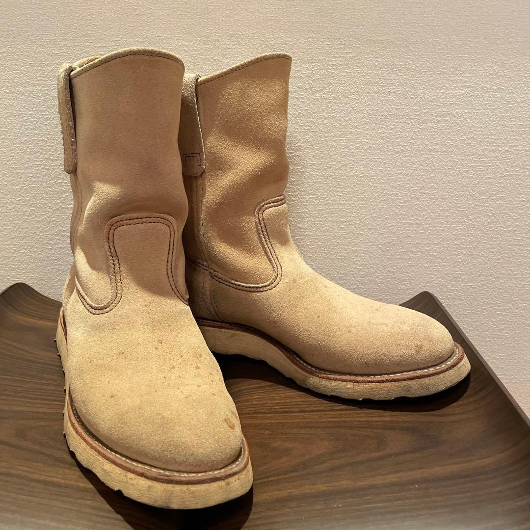 3連休価格❗️レッドウイング　8168 ベージュ ペコスブーツ　7E