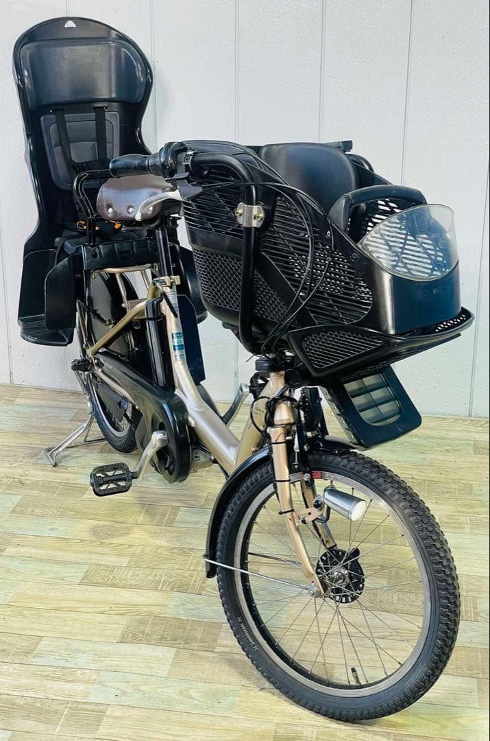 2653ブリヂストン8.9アンペア3人乗り対応子供乗せ　電動アシスト自転車